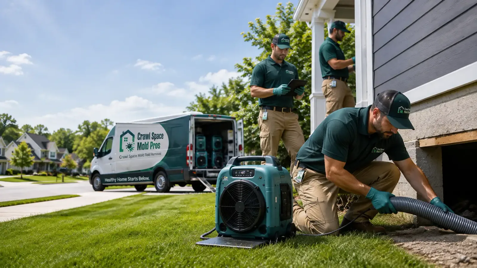 Crawl Space Mold Removal in Great Meadows, NJ